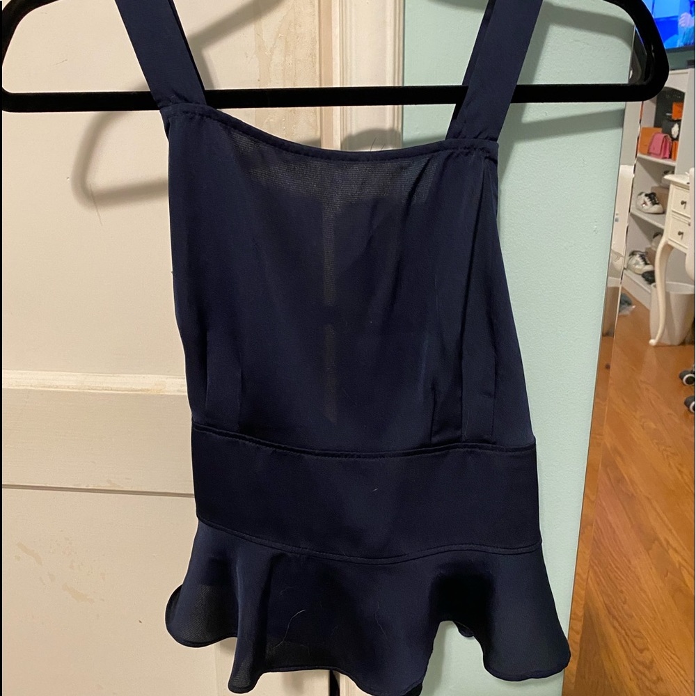 Free People Navy Blue Tank